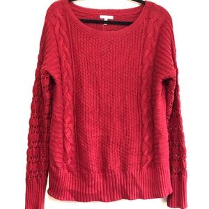 Maurices Red Pullover Sweater